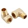 U.S. Solid US Solid 2pcs 90 Degree Barstock Street Elbow Brass Pipe Fitting 38 NPT Male Pipe to 38 NPT Female