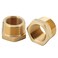 U.S. Solid US Solid 2pcs Brass Reducer Hex Bushing Brass Threaded Pipe Fitting 1 NPT Male x 34 NPT Female