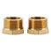 U.S. Solid US Solid 2pcs Brass Reducer Hex Bushing Brass Threaded Pipe Fitting 1 NPT Male x 34 NPT Female
