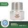 U.S. Solid US Solid 304 Stainless Steel 6000 Psi Hex Bushing Reducer MaleFemale1 34 NPT