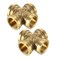uxcell Brass Cross Pipe Fitting 12 PT Female Thread 4 Way Connector 2pcs