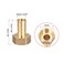 uxcell Brass Hose Barb Fitting Connector 12mm Barb G12 Female Thread Pipe Adapter 2Pcs