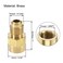 uxcell Brass Pipe fitting 71620UNF Flare Male to 18NPT Female Thread Tubing Adapter Hose Connector for Air Conditioner Refrigeration 2Pcs