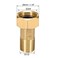 uxcell Brass Pipe Fitting Hex Nipple G12 Male x G34 Female Threaded Connector Water Meter Coupling 53mm Length