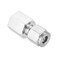 uxcell Compression Tube Fitting 14NPT Female Thread x 14 Tube OD Straight Coupling Adapter 304 Stainless Steel