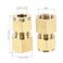 uxcell Compression Tube Fitting G38 Female Thread x 10mm Tube OD Straight Coupling Adapter Brass