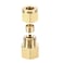 uxcell Compression Tube Fitting G38 Female Thread x 10mm Tube OD Straight Coupling Adapter Brass