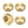 uxcell M20x10 Pipe Fitting Cap Brass Hex Female Thread Hose Connector for Garden and Outdoor Water Pipes Nozzle Joints 4Pcs