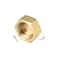 uxcell M20x10 Pipe Fitting Cap Brass Hex Female Thread Hose Connector for Garden and Outdoor Water Pipes Nozzle Joints 4Pcs