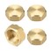 uxcell M20x10 Pipe Fitting Cap Brass Hex Female Thread Hose Connector for Garden and Outdoor Water Pipes Nozzle Joints 4Pcs