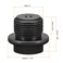 uxcell Outer Hex Head Socket Pipe Fitting Plug M22x15 Male Thread Carbon Steel 2Pcs for Terminate Pipe Ends