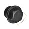 uxcell Outer Hex Head Socket Pipe Fitting Plug M22x15 Male Thread Carbon Steel 2Pcs for Terminate Pipe Ends