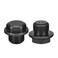 uxcell Outer Hex Head Socket Pipe Fitting Plug M24x15 Male Thread Carbon Steel 2Pcs for Terminate Pipe Ends