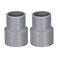 uxcell PVC DWV Reducing Coupling Schedule 40 Gray 32mm x 40mm Socket 2Pcs