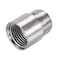 uxcell Shower Head Extension Arm Stainless Steel 12PT Male to 12PT Female Thread 30mm Length Cast Pipe Fitting Coupler