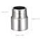 uxcell Shower Head Extension Arm Stainless Steel 12PT Male to 12PT Female Thread 30mm Length Cast Pipe Fitting Coupler