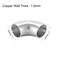 uxcell Stainless Steel 304 Pipe Long Radius 90 Degree Elbow ButtWeld 1inch OD 15mm Thick Pipe Size 2pcs