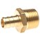 VENTRAL Adaptors for Connecting Pex Pipe Tubing to other Pipe Systems No Lead Brass 12 x 12 Male Adapter 5 Pack in Pack