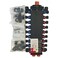 Viega 50250 12Inch PureFlow Zero Lead Poly Alloy PEX Crimp Manabloc With 18 Ports 10 Cold 8 Hot