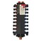 Viega 50250 12Inch PureFlow Zero Lead Poly Alloy PEX Crimp Manabloc With 18 Ports 10 Cold 8 Hot