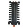 Viega 50250 12Inch PureFlow Zero Lead Poly Alloy PEX Crimp Manabloc With 18 Ports 10 Cold 8 Hot