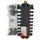 Viega 50250 12Inch PureFlow Zero Lead Poly Alloy PEX Crimp Manabloc With 18 Ports 10 Cold 8 Hot