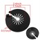 shenghang Wall Flange Easy Installation Plastic Radiator Escutcheon Water Pipe Drain Line Cover Collar Decoration 05911inch Black