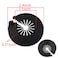 shenghang Wall Flange Easy Installation Plastic Radiator Escutcheon Water Pipe Drain Line Cover Collar Decoration 05911inch Black