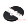LC LICTOP Wall Split Flange Escutcheon Plate for 04 Inch Pipe 6Pcs Black ABS Round Hole Cover 2 Inch SelfAdhesive Pipe Cover Water Pipe Wall Hole Decoration for Laundry Bathroom Kitchen