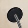LC LICTOP Wall Split Flange Escutcheon Plate for 04 Inch Pipe 6Pcs Black ABS Round Hole Cover 2 Inch SelfAdhesive Pipe Cover Water Pipe Wall Hole Decoration for Laundry Bathroom Kitchen