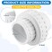 wantmatch Wantmatch 2 PVC Union Coupling Pipe Fittings Slip Joint Adapter PVC Connectors Socket x Socket Builtin EPDM ORing 2 Pack