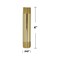 Westbrass D1210401 x 4 IPS Brass Pipe Nipple Polished Brass
