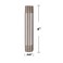 Westbrass D1210407 x 4 IPS Brass Pipe Nipple Satin Nickel
