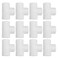WESUA 3 Way Flush 34 SCH40 TEE PVC Fitting Pipe Connector 12 Pack