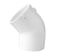 Lakesstory White Plastic 45 Degree Elbow PVC 34 inch Slip Socket x 34 Inch Slip Socket 45 Degree Elbow Pipe Connector SCH 40 PVC Elbow Fitting for Home Sewer Plumbing Water Line