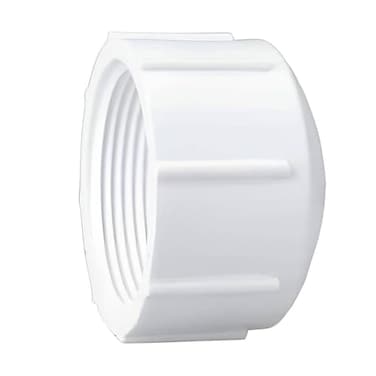 Lakesstory White Sch 40 34 Inch FNPT Female Pipe Thread Plastic Pipe Cap 34 inch PVC Female Threaded Pipe Cap PVC Threaded Plug for Home Sewer Plumbing Water Line