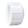 Lakesstory White Sch 40 34 Inch FNPT Female Pipe Thread Plastic Pipe Cap 34 inch PVC Female Threaded Pipe Cap PVC Threaded Plug for Home Sewer Plumbing Water Line