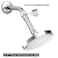 WHK 4Pack Brass Pipe Fittings 12 Inch MaleFemale NPT Reducer Adapter with Chrome Finish