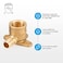 WMAXPFIT 6 Pack 12 Inch DropEar Elbow F1807 12 Inch PEX x Female NPT Thread LF Brass crimp fitting for PEXb pipe