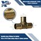 XFITTING 1 inch x 1 inch x 1 inch Pex Tee Pex B Crimp Version 23132X 2 Pieces