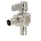 XFITTING 12 inch Pex Mini Shut Off Angle Ball Valve Full Port 14Turn Brass 1 Piece