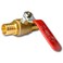 XFITTING 2 Pieces 1 Pex Ball Valve HotRed 24252X 2 Packs