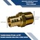 XFITTING 34 inch Pex x12 inch Male NPT Adapter 24455X 5 Pieces