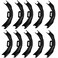 XFITTING 38 in 12 in Pex Tubing Bend Support with Nail Tab Heavy Duty Reinforced Plastic 10 Pieces
