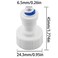 YHXiXi 5PCS 34 Female to 14 Quick Connect Push to Connect Plastic ro Fittings Hose Bib Quick Connect Adapter