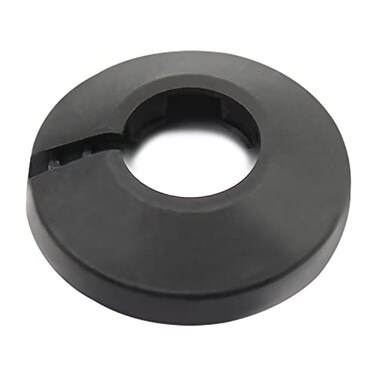 Yinpecly 1Pc Fit 34 inch Outer Diameter Flange Water Pipe Cover Decoration 20mm079 Black PP Plastic Pipe Cover Radiator SnapOn Escutcheon Collar for Kitchen Valve Sink Toilet Inflow Pipes