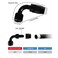 YIUIY 1PCS 8AN 90 Degree Swivel Hose End Fitting for Braided CPE Fuel Line Anodized Aluminum Alloy Black