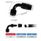 YIUIY 1PCS 8AN 90 Degree Swivel Hose End Fitting for Braided CPE Fuel Line Anodized Aluminum Alloy Black