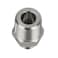 Yoebor Stainless Steel 304 Hex Nipple Covert Metric Thread to NPT Thread M1415 Male x 14 NPT Male Pipe Fitting 1pc