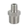 Yoebor Stainless Steel 304 Hex Nipple Covert Metric Thread to NPT Thread M1415 Male x 14 NPT Male Pipe Fitting 1pc
